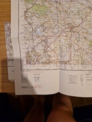 Ordnance Survey Map Of Great Britian – BURTON UPON TRENT – 1966 – 1/63360