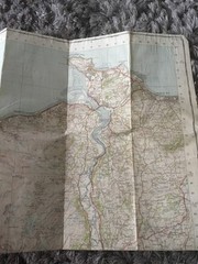 1953 Ordnance Survey Seventh Series One Inch Cloth Map 107 Snowdon (incl Bangor)