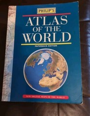 Philips Atlas Of The World. Paperback Edition. Free UK Postage