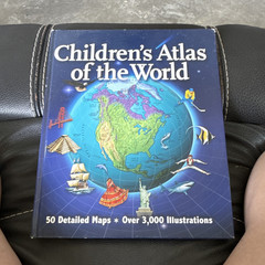 Children’s Atlas of the World Colin Sale Hardcover Illustrated World