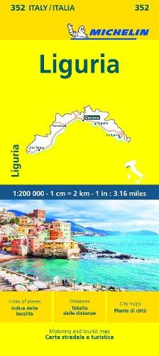 Michelin Liguria – Michelin Local Map 352 (Map)