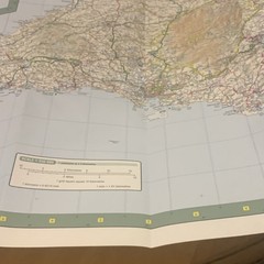 Ordnance Survey Travel Map Road 7 South West England & South Wales OS Route Plan