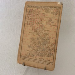 Vintage Ordnance Survey – Derby Nottingham Leicester 121 – Cloth map – 81x69cm