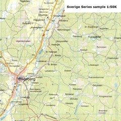 Sweden Falkoping – Outdoor map 30 1:50K walking hiking SALE – 50% OFF