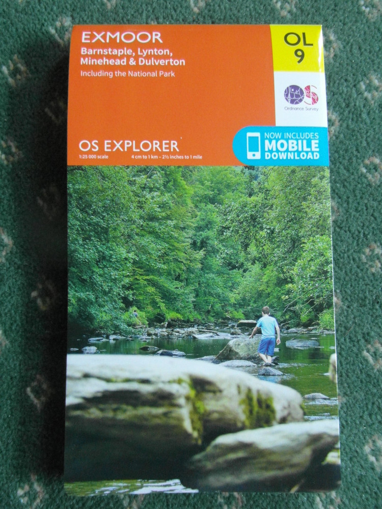 Fine Explorer Map : Ordnance Survey. Ref.OL 9 Scale 1 : 25 000 2 1/2″ 1 mile