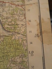 Ordnance Survey One Inch Map 7th series – Sheet 183 Eastbourne (Paper 1962)