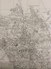 AYLESBURY/BUCKINGHAM/PRINCES RISBOROUGH Fold out street map with index Black/Whi