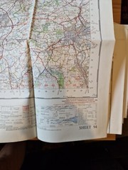 Ordnance Survey Map Of Great Britian – PRESTON – 1963 – 1/63360