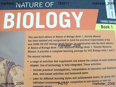 NATURE OF BIOLOGY BOOK 1 ACTIVITY MANUAL LESLIE GLEESON MCCOOEY 3RD ED 2006