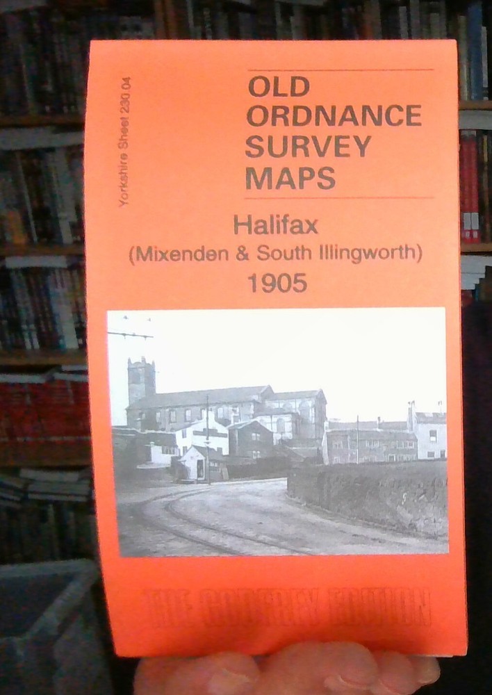 MAP OF Halifax Mixenden & South Illingworth 1905 Yorkshire Sheet 230.04 NEW