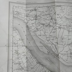 Pair of Alan Godfrey Old Ordnance Survey Maps East Yorkshire Holderness 1905