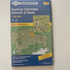 Sextener Dolomiten/Dolomiti di Sesto Map 010 with Plastic Sleeve