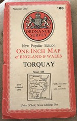 Torquay OS New Popular Edition Sheet 188 Cloth.1946