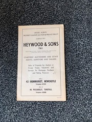 VINTAGE BURROWS POINTER GUIDE MAP OF NEWCASTLE & LYME