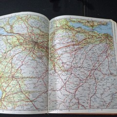 Vintage 1972 Bartholomew Road Atlas of GB SBN 851528104 Classic car