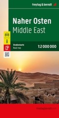 Middle East, Roadmap 1:2m by Freytag-Berndt (Sheet map, folded)