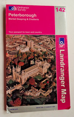 Ordnance Survey Map – Peterborough – Landranger Sheet 142 – 2002