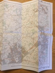 1978 Ordnance Survey Pathfinder Map TQ 49/59 Loughton And Harold Hill