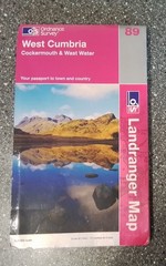 OS Ordanance Survey Landranger Maps No 89 ,90, 96 & 97.