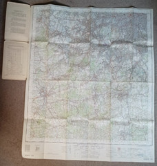 London S.W. Ordnance Survey OS Sheet 170 Quarter-Inch Map 1962 Seventh Series