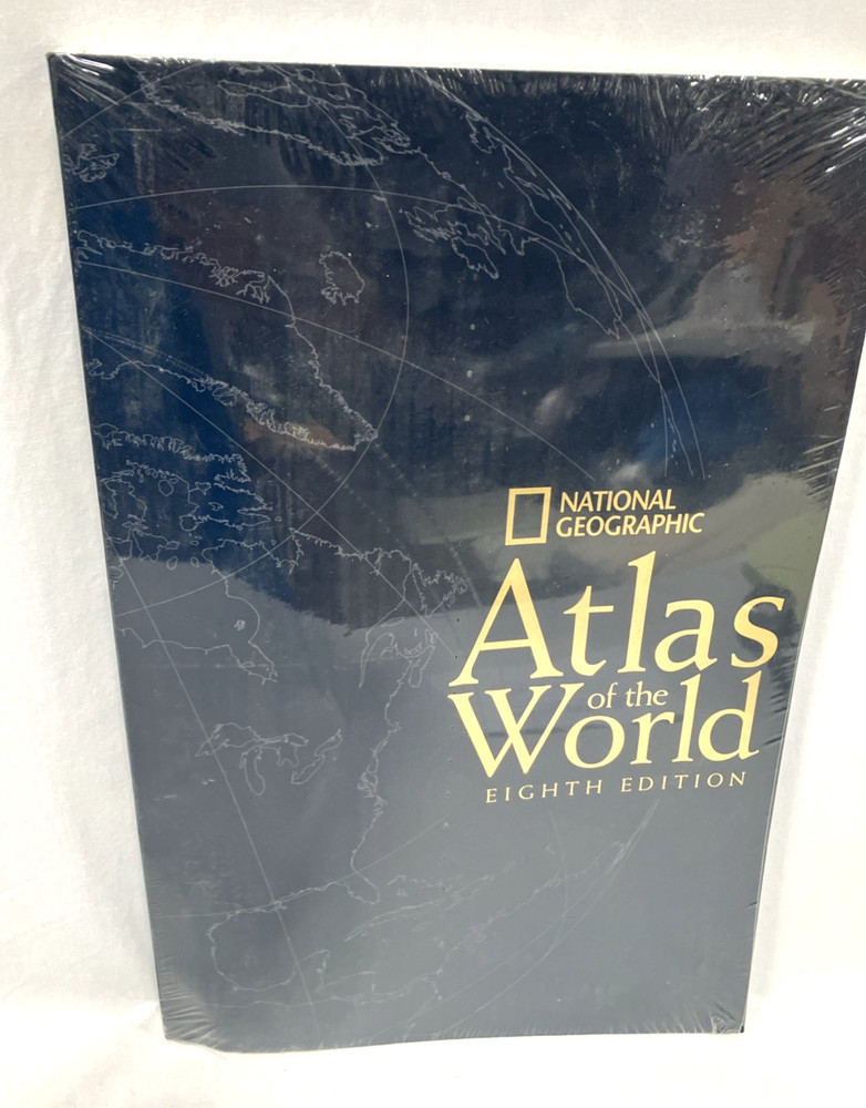 National Geographic Atlas of the World 8th Ed 2005 PB Oversize 18”