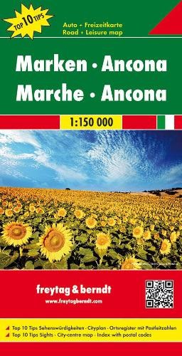 Freytag-Berndt Marken – Ancona Road Map 1:150 000 (Map) (UK IMPORT)