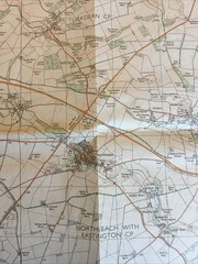1985 Ordnance Survey Pathfinder Map SP 01/11 Northleach And Andoversford