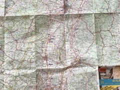 Large Recta Foldex 38″ X 52″ FRANCE & Partial Europe Map