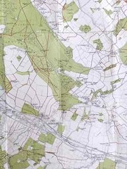 1938 Fieldpath Map of Berkhamsted, Ashridge and District Cloth Backed