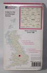 Ordnance Survey Landranger Map – Derby & Burton upon Trent – Sheet 128 – 1999