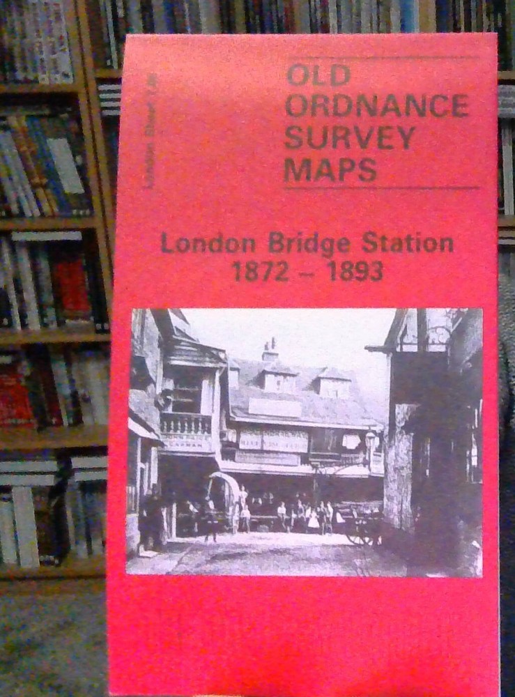 MAP OF London Bridge Station 1872-1893 London Large Scale Sheet 7.86 NEW