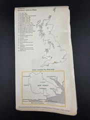 Ordnance Survey New Forest Map 1:25,000 Outdoor Leisure Vintage OS Map