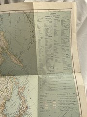Vintage National Geographic Map Asia And Adjacent Regions 1933