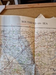 Ordnance Survey Map Of Great Britian – SOUTHEND ON SEA – 1965 – 1/63360