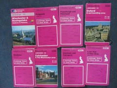 8 x OS MAPS JOB LOT Landranger Ordnance Survey (G1)