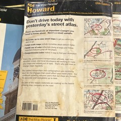 ADC The Map People Street Atlas Lot MD/DC: Baltimore, Frederick, Montgomery +