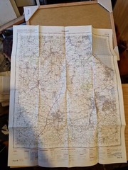 Ordnance Survey Map Of Great Britian – DURHAM – 1968 – 1/63360