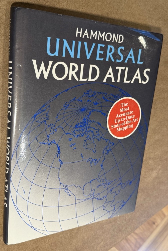 Hammond Universal World Atlas Hardcover Large Illustrated Reference LN