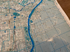 Map Of Torino (Turin) 1983 (German)