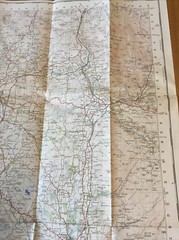 1961 Ordnance Survey One Inch Seventh Series Map 89 Lancaster and Kendal
