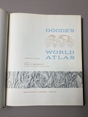 Vintage Goode’s World Atlas Rand McNally 12th Edition Third Printing 1965