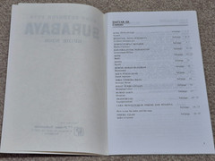 Vintage Surabaya Guide Book & Map 1986