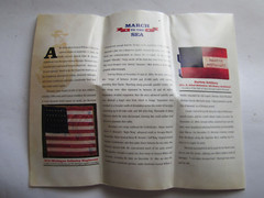 MARCH TO THE SEA-MAP AND BROCHURE -SHERMAN
