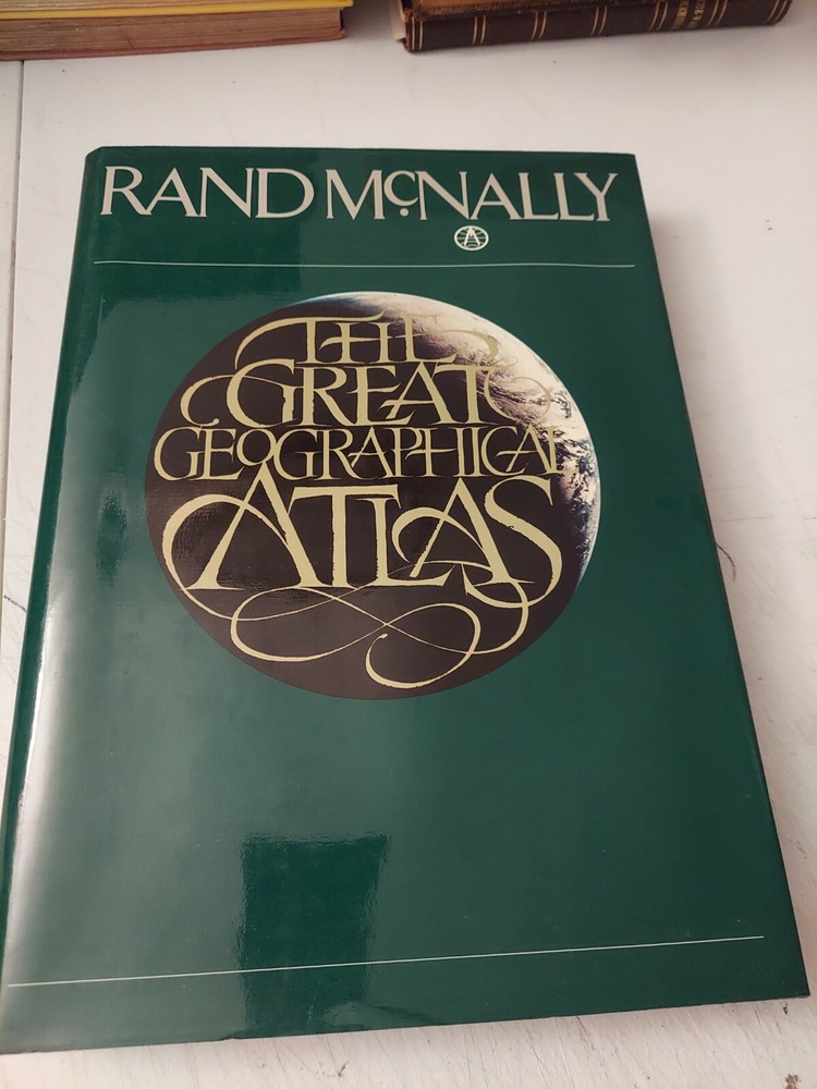 The Great Geographical Atlas by Rand McNally Staff (1982, Hardcover)