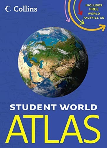 World Atlas (Collins Student Atlas) by Collins Maps Book The Fast Free Shipping