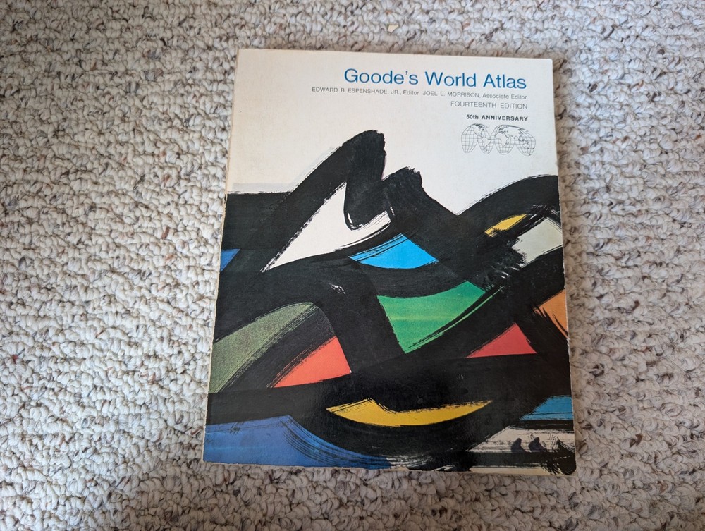 Goode’s World Atlas 14th Edition Rand McNally(c. 1974)