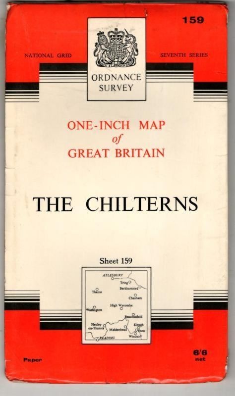 National Grid Seventh Series Sheet 159 The Chilterns : Ordnance Survey