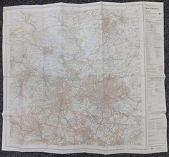 1979 Ordnance Survey OS MOD Issue One Inch Map Leeds & Bradford – Sheet 104