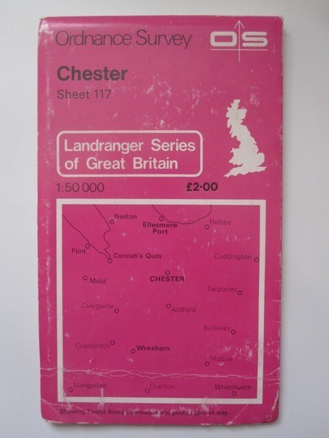 OS 1:50,000 Landranger Sheet 117 Chester 1981 