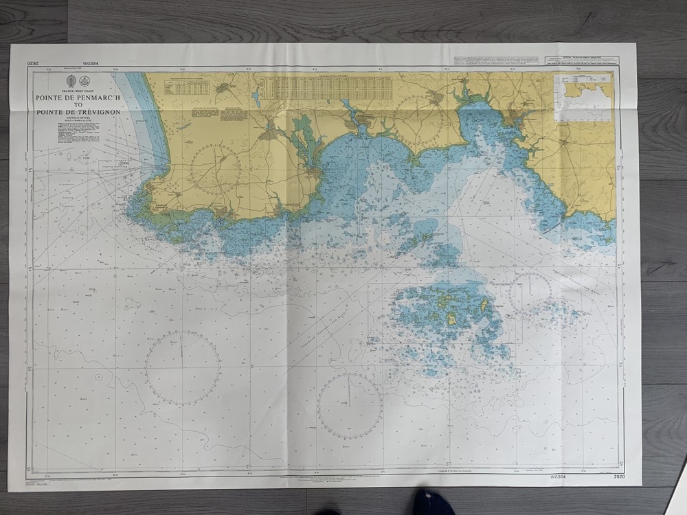 Admiralty Chart 2820 – Pointe de Penmarc’h Sheet